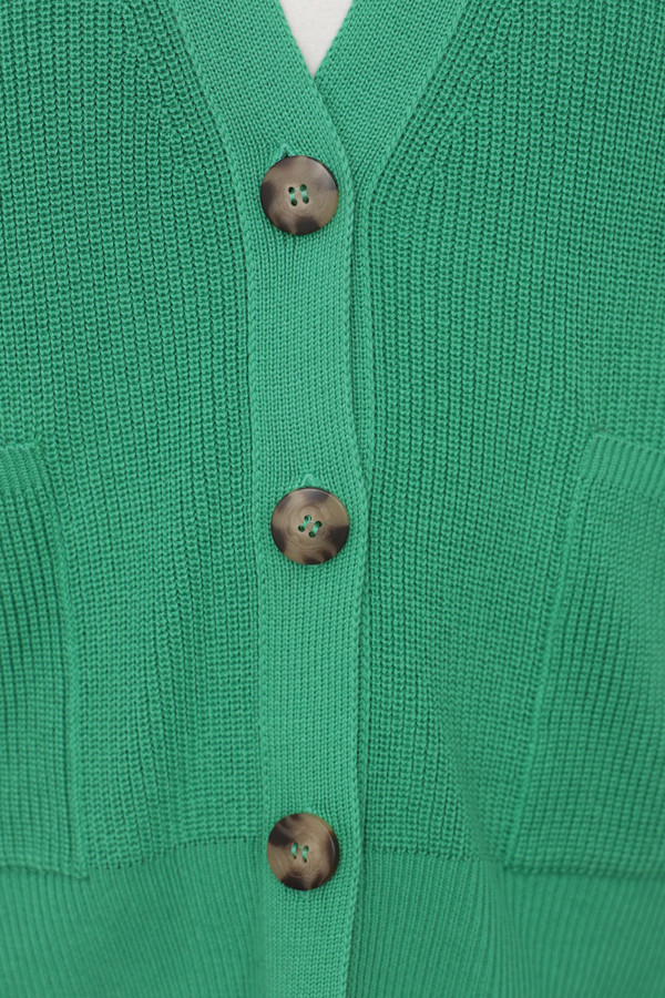Кардиган Lecomte, размер 46, цвет зелёный - фото 8
