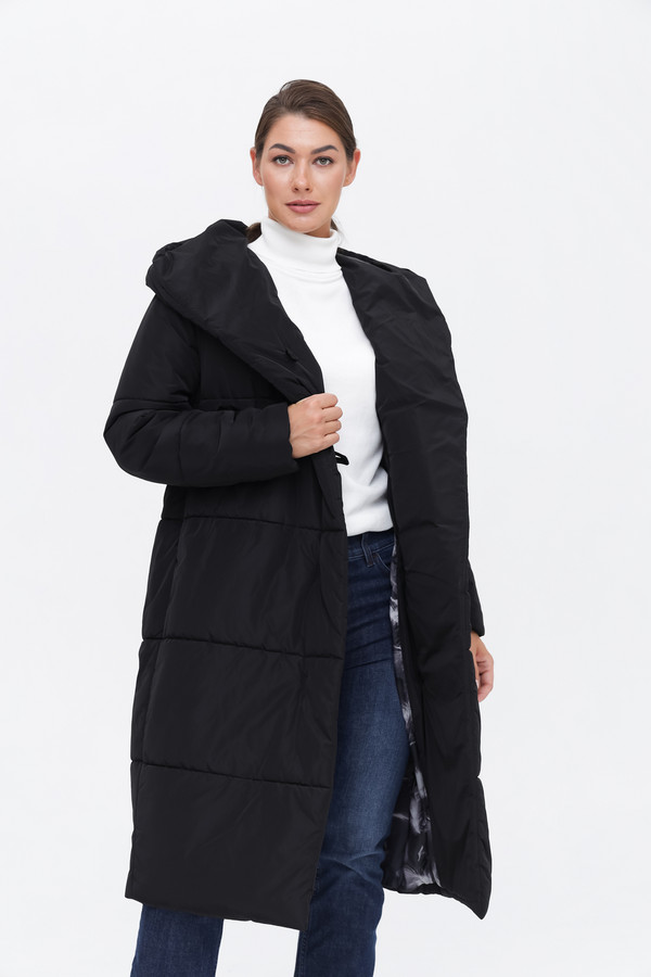Пальто Electra style, размер 46, цвет чёрный - фото 3
