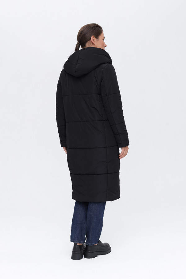 Пальто Electra style, размер 46, цвет чёрный - фото 7