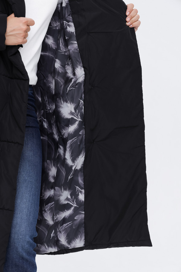 Пальто Electra style, размер 46, цвет чёрный - фото 10