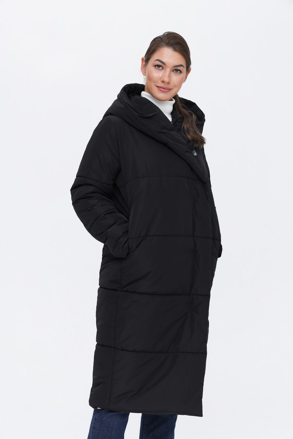 Пальто Electra style, размер 46, цвет чёрный - фото 5