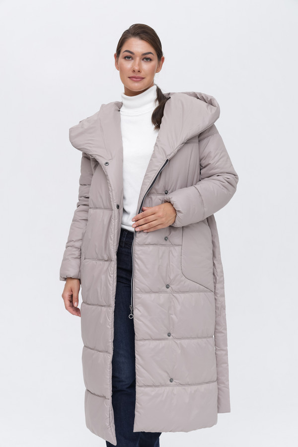 Пальто Electra style, размер 42, цвет серый - фото 1