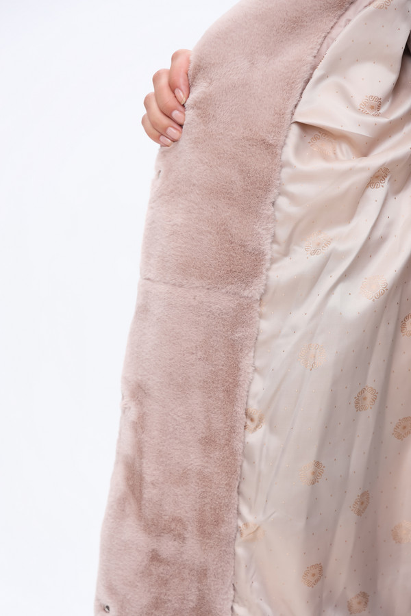 Пальто Electra style, размер 50, цвет розовый - фото 8