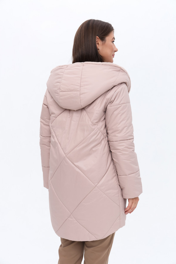 Пальто Electra style, размер 50, цвет розовый - фото 7