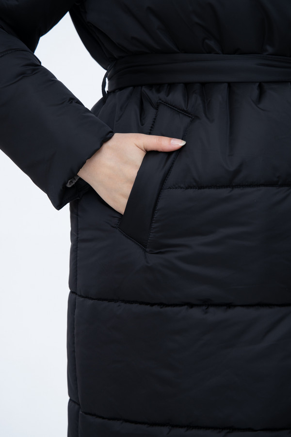 Пальто Electra style, размер 52, цвет чёрный - фото 10