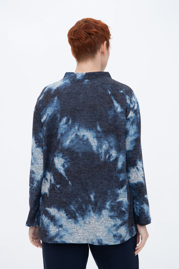 Пуловер Doris Streich, размер 54, цвет синий - фото 5