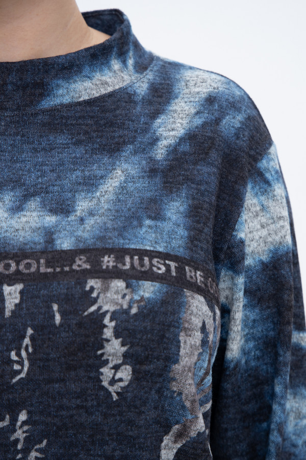 Пуловер Doris Streich, размер 54, цвет синий - фото 6