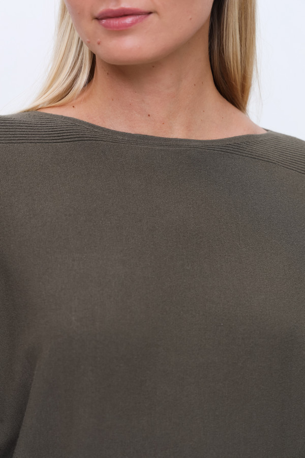 Пуловер Luisa Cerano, размер 48, цвет серый - фото 5