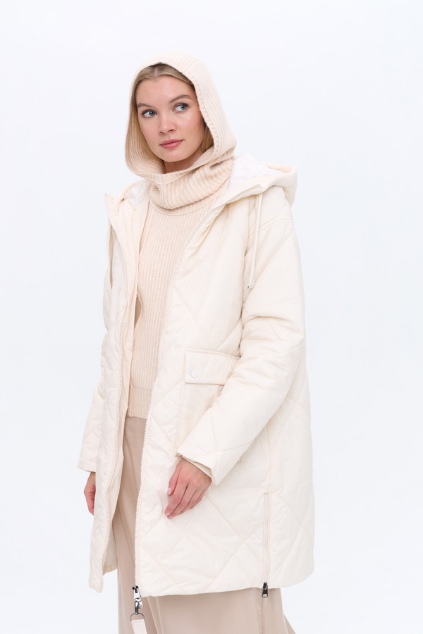 Пальто Lecomte, размер 50, цвет бежевый - фото 1
