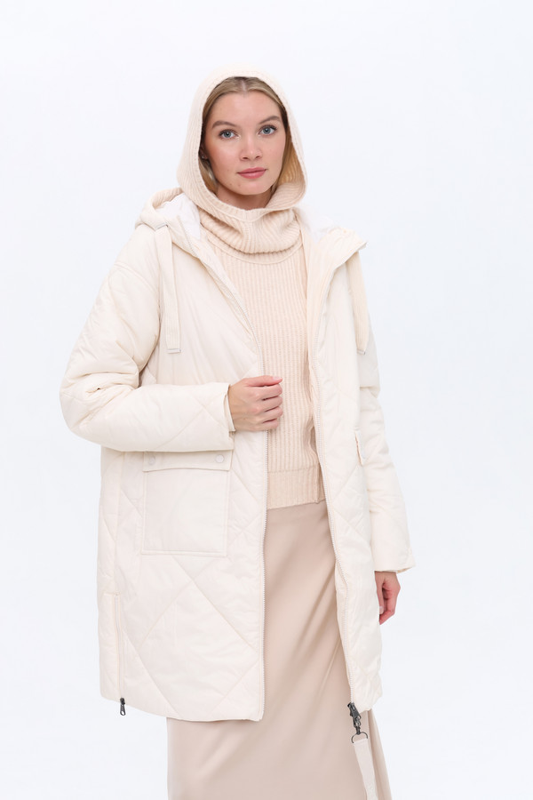 Пальто Lecomte, размер 50, цвет бежевый - фото 3