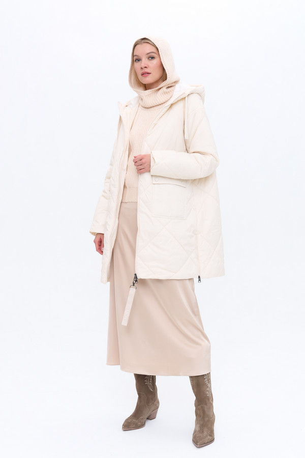 Пальто Lecomte, размер 50, цвет бежевый - фото 2
