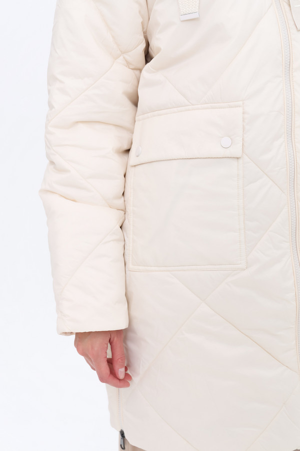 Пальто Lecomte, размер 52, цвет бежевый - фото 8