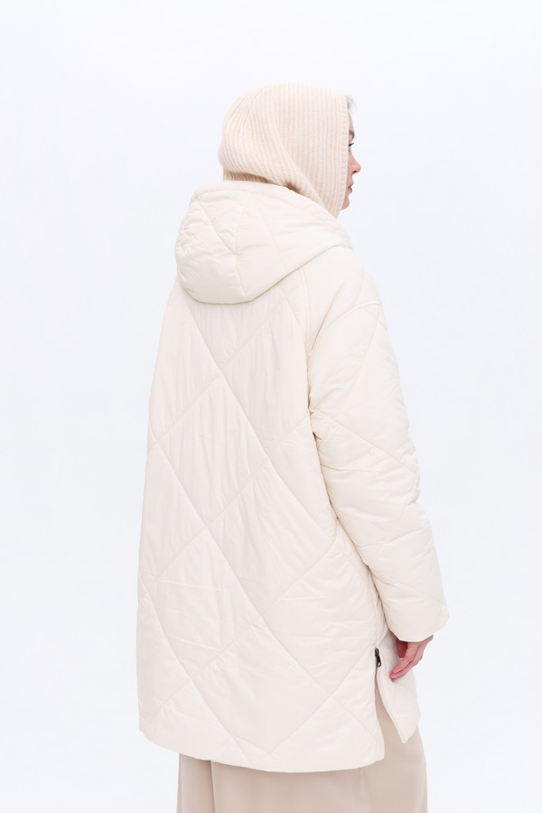 Пальто Lecomte, размер 52, цвет бежевый - фото 6