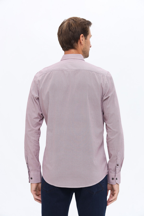 Рубашка с длинным рукавом Lerros, размер 46-48, цвет сиреневый - фото 4