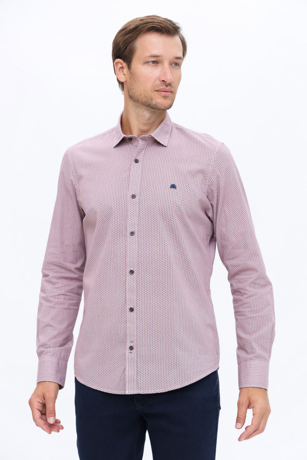 Рубашка с длинным рукавом Lerros, размер 46-48, цвет сиреневый - фото 3