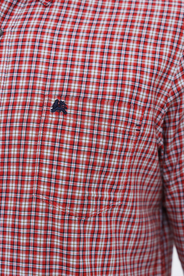 Рубашка с длинным рукавом Lerros, размер 54-56, цвет красный - фото 6