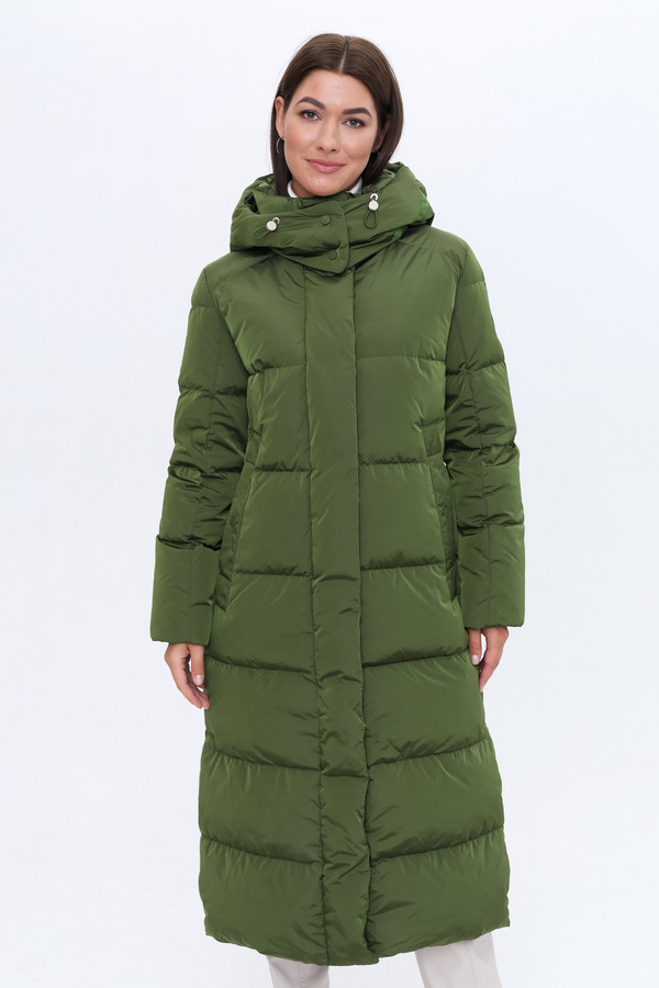 Пальто Marc Cain, размер 46, цвет зелёный