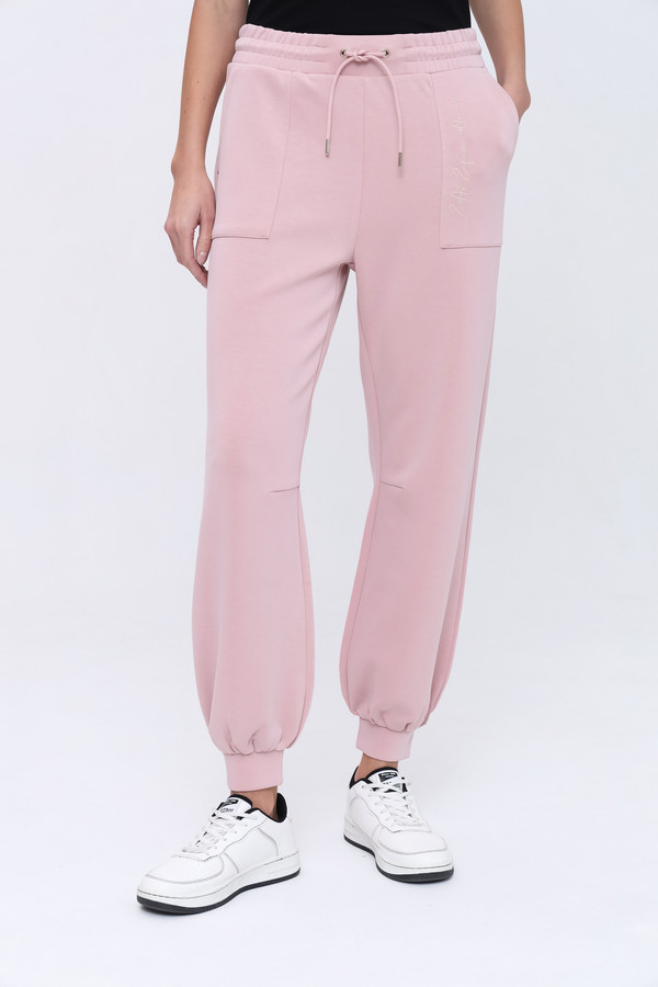 Спортивные брюки EA7, размер 40-42, цвет розовый - фото 3