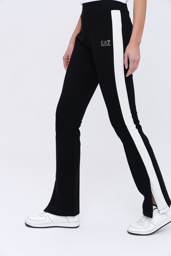 Спортивные брюки EA7, размер 44-46, цвет чёрный - фото 1