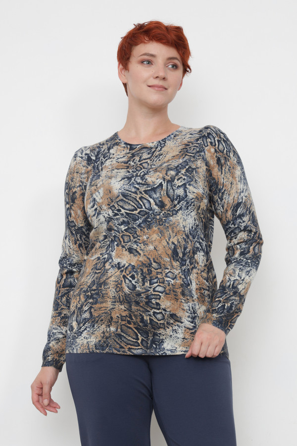 Пуловер Lebek, размер 50, цвет разноцветный - фото 3