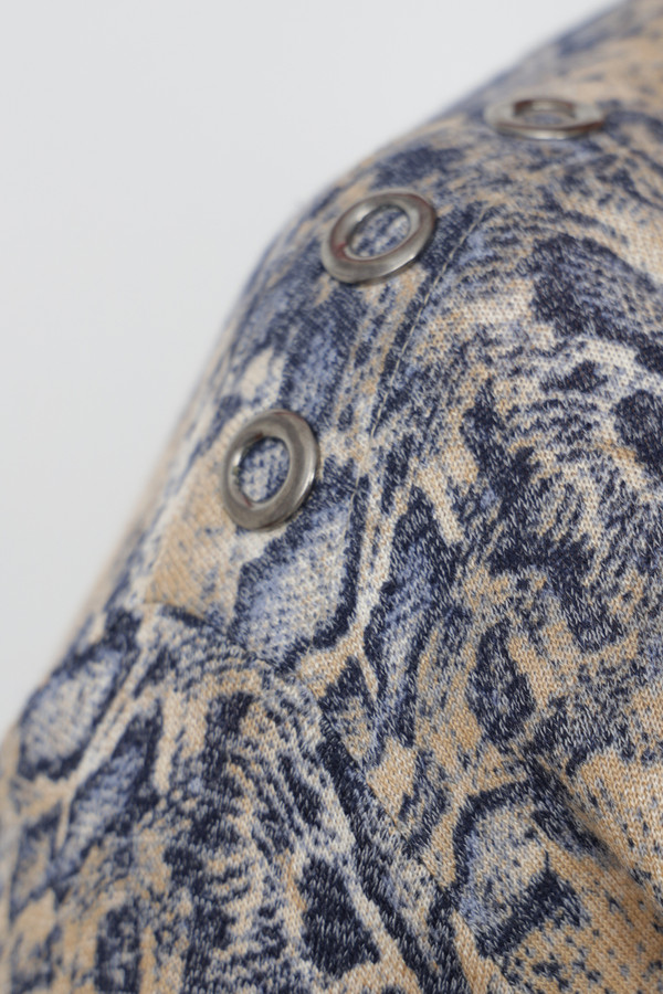 Пуловер Lebek, размер 48, цвет синий - фото 6
