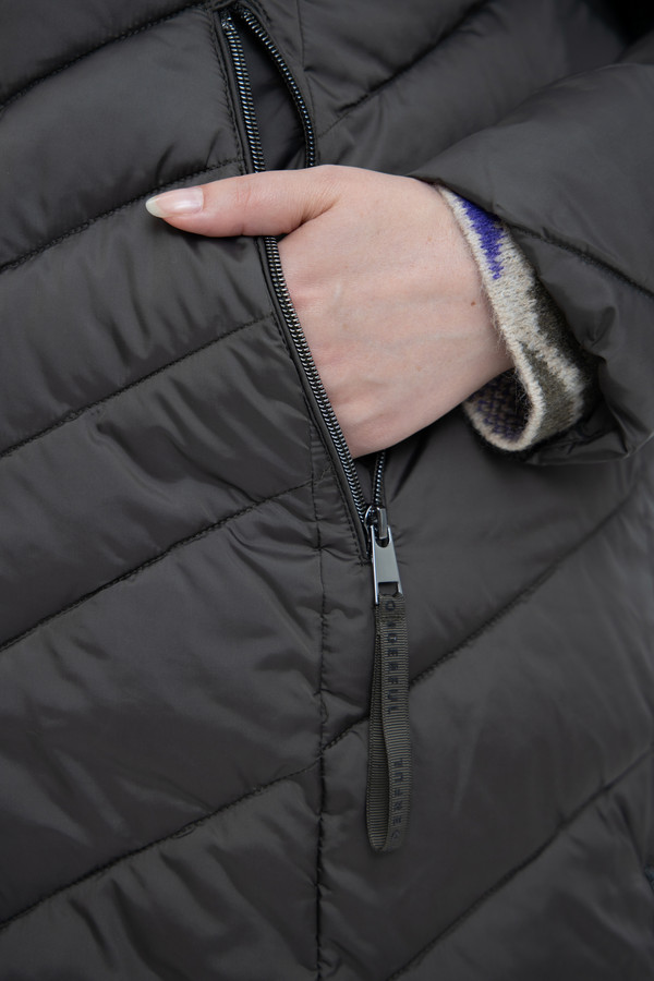 Пальто Lebek, размер 44, цвет серый - фото 11
