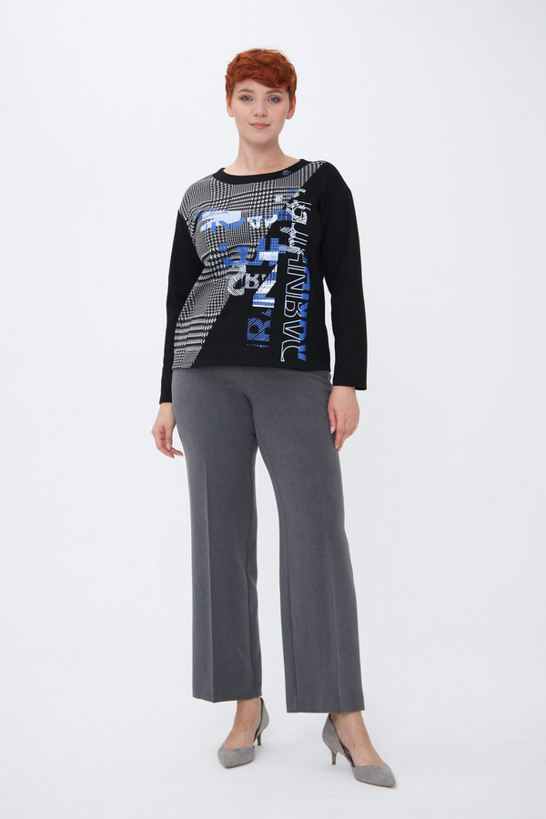 Пуловер Lebek, размер 46, цвет чёрный - фото 2
