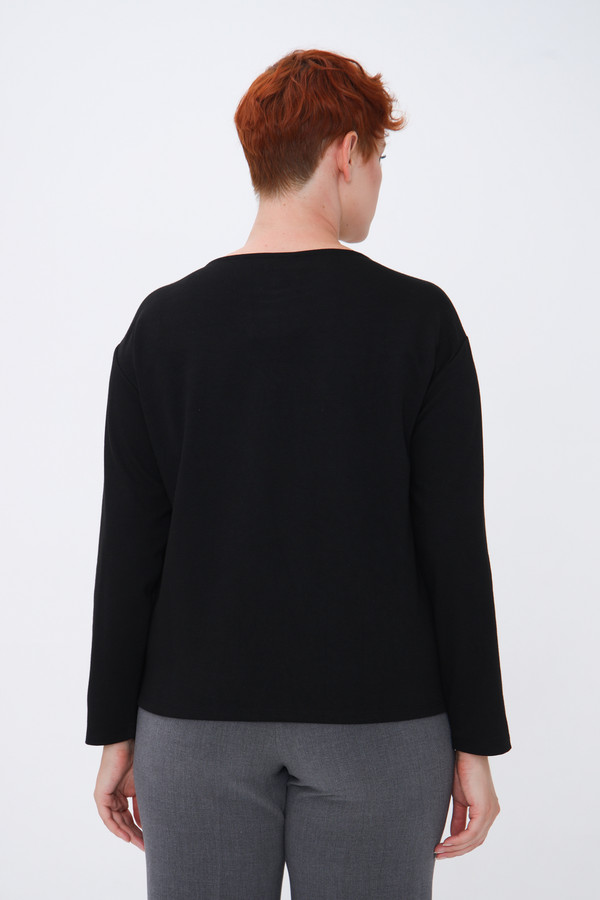 Пуловер Lebek, размер 46, цвет чёрный - фото 4