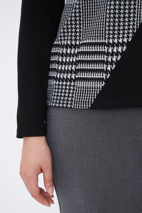Пуловер Lebek, размер 46, цвет чёрный - фото 7