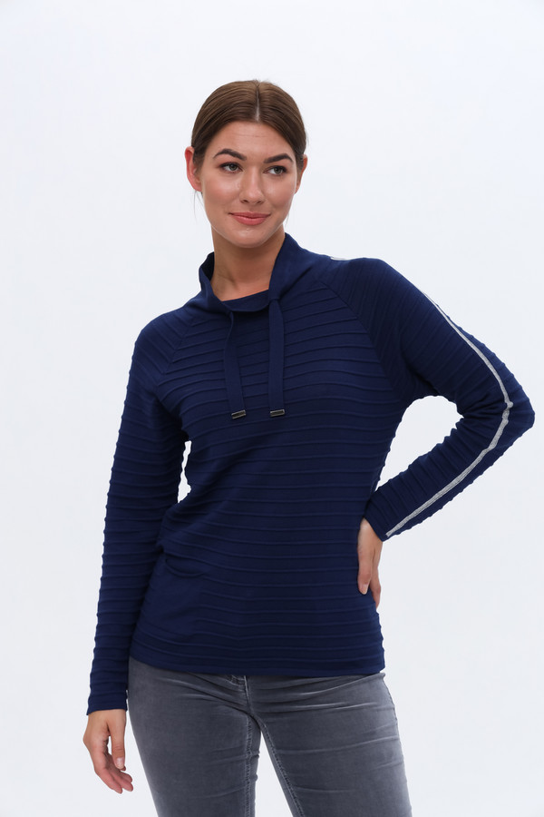 Пуловер Lebek, размер 56, цвет синий - фото 3
