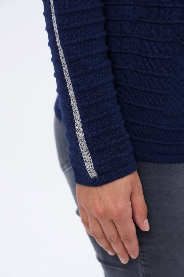Пуловер Lebek, размер 56, цвет синий - фото 7