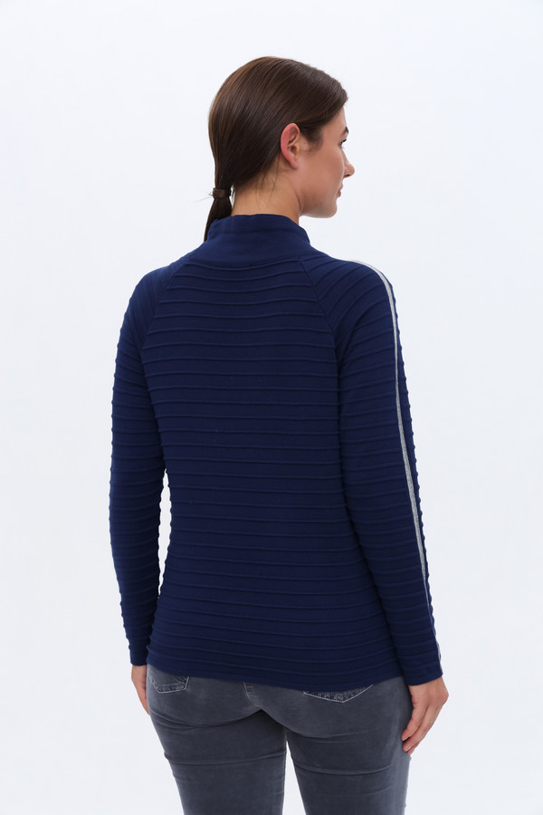 Пуловер Lebek, размер 56, цвет синий - фото 4