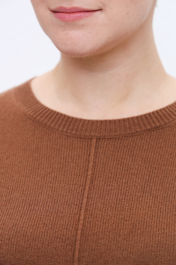 Пуловер Frapp, размер 56, цвет коричневый - фото 5