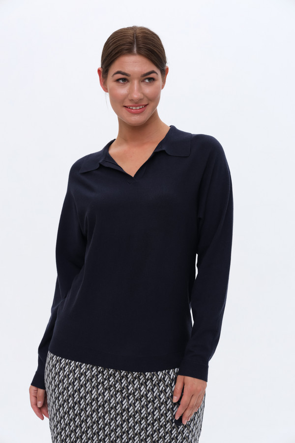 Пуловер Lebek, размер 48, цвет чёрный - фото 1