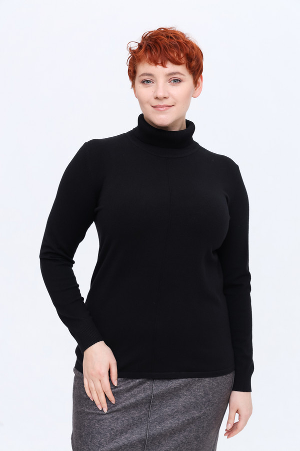 Пуловер Lebek, размер 54, цвет чёрный - фото 4