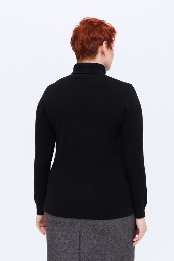 Пуловер Lebek, размер 54, цвет чёрный - фото 5