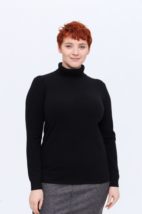 Пуловер Lebek, размер 54, цвет чёрный - фото 1