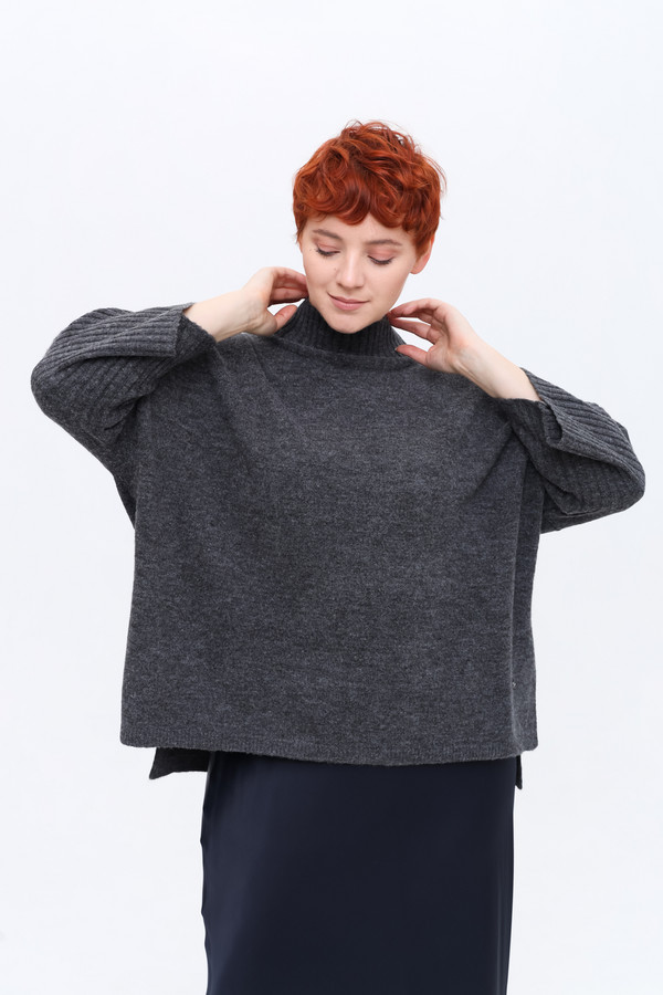 Пуловер Frapp, размер 58, цвет серый - фото 1
