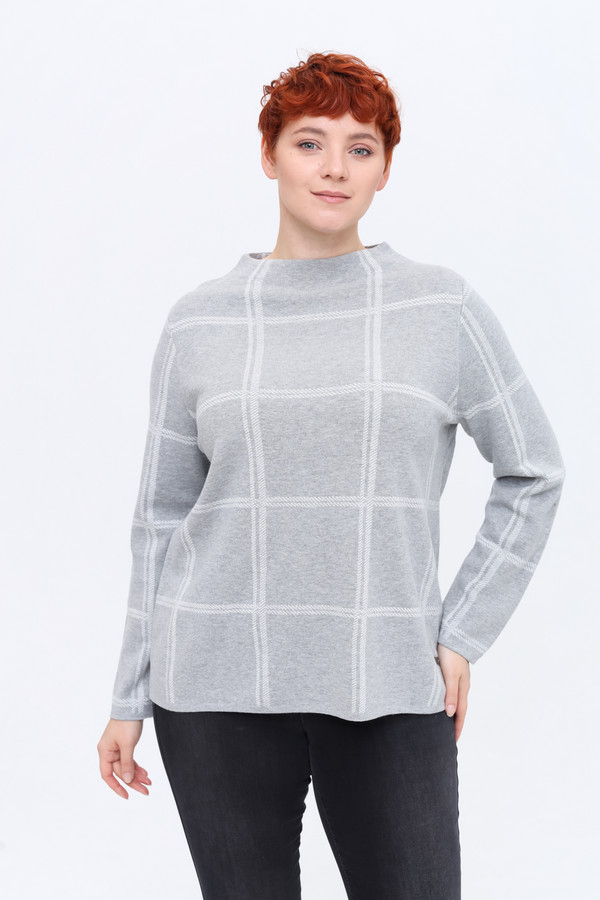 Пуловер Frapp, размер 52, цвет серый - фото 3