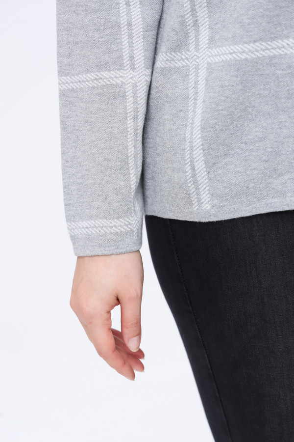 Пуловер Frapp, размер 52, цвет серый - фото 6