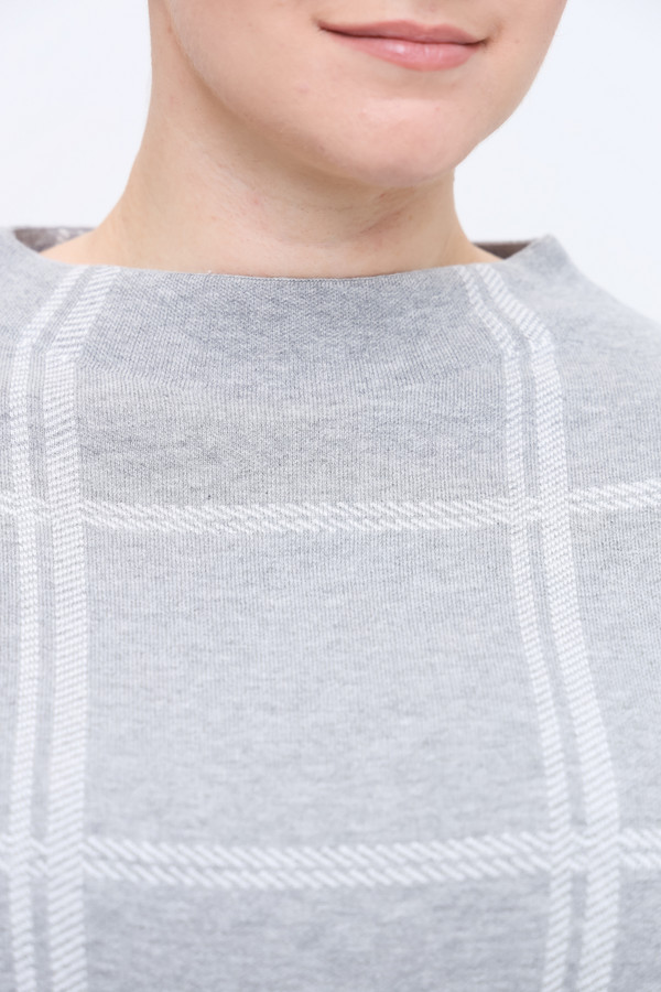Пуловер Frapp, размер 52, цвет серый - фото 5