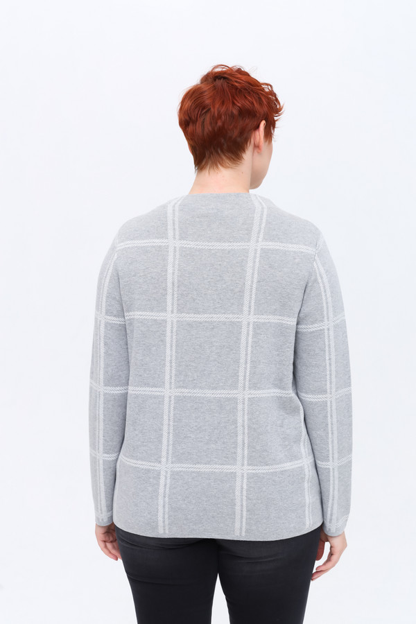 Пуловер Frapp, размер 52, цвет серый - фото 4