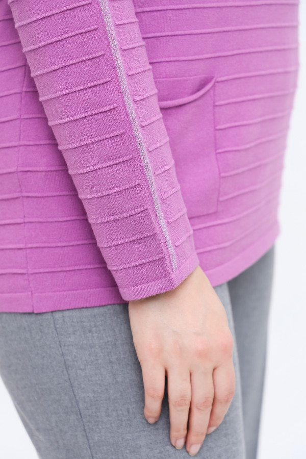 Пуловер Lebek, размер 46, цвет сиреневый - фото 7
