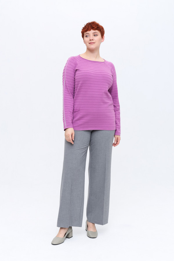 Пуловер Lebek, размер 46, цвет сиреневый - фото 2