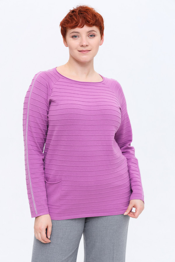 Пуловер Lebek, размер 46, цвет сиреневый - фото 1