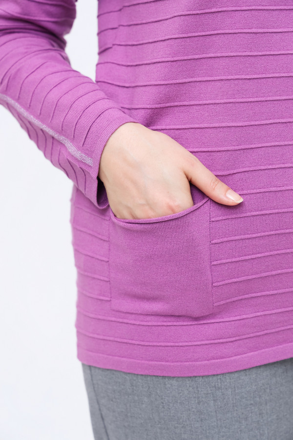 Пуловер Lebek, размер 46, цвет сиреневый - фото 6