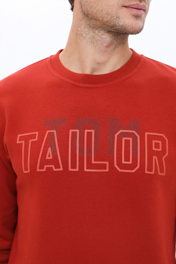 Джемпер Tom Tailor, размер 54-56, цвет красный - фото 5