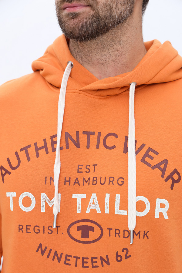 Толстовка Tom Tailor, размер 50-52, цвет оранжевый - фото 6