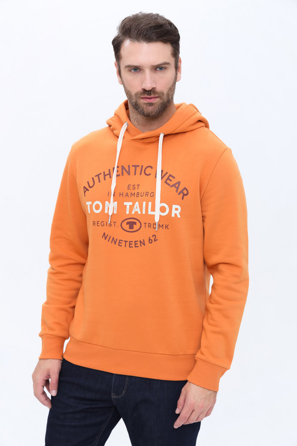 Толстовка Tom Tailor, размер 50-52, цвет оранжевый - фото 3