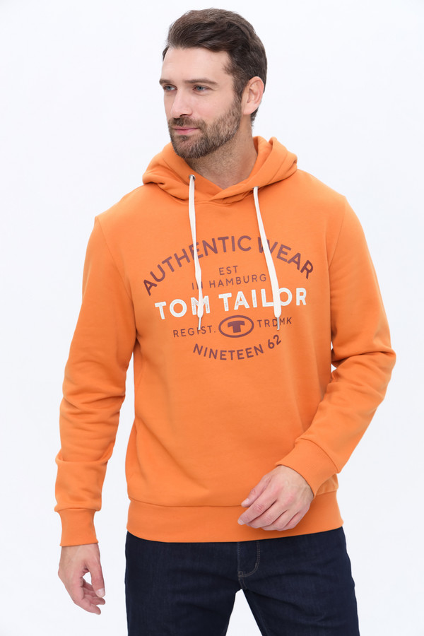 Толстовка Tom Tailor оранжевого цвета